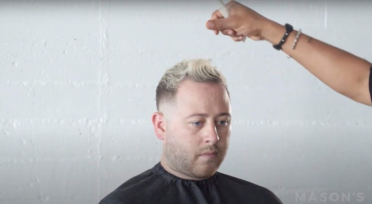 Styling with Mason's Pomade Texture Powder for Fine Hair