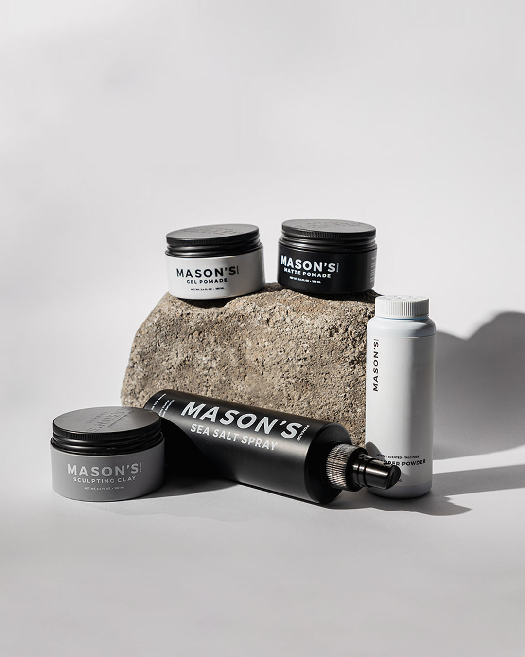 Exclusive Merchandise on Mason's Pomade branded clothing